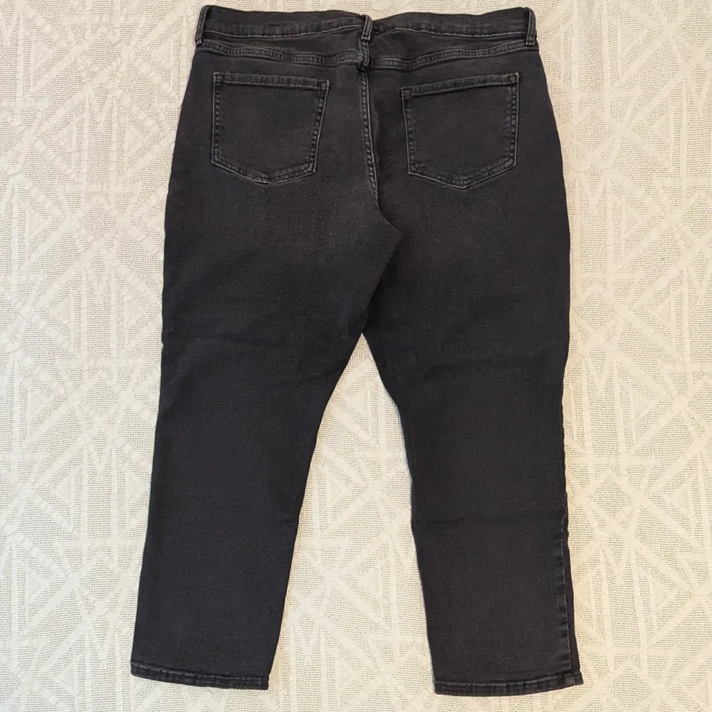Banana Republic Black Girlfriend Mid-Rise Jeans